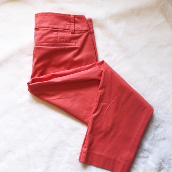 LOFT Pants - LOFT Coral Ankle Pants